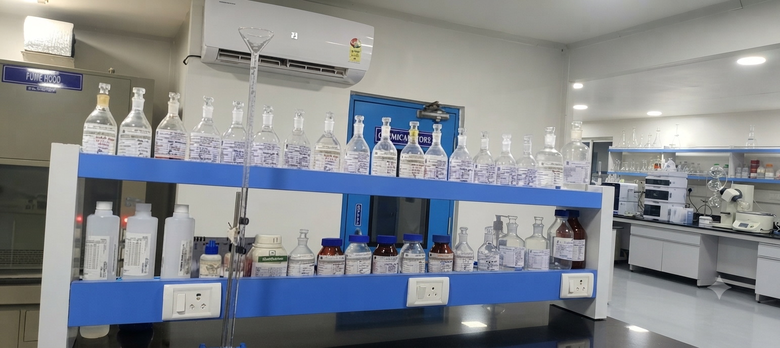Quality control chemical laboratory